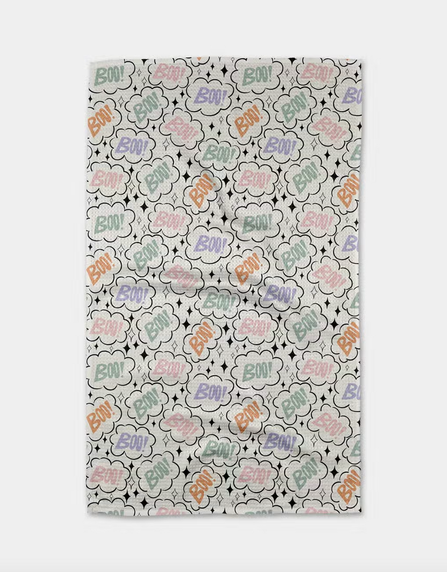 Boo Burst Tea Towel