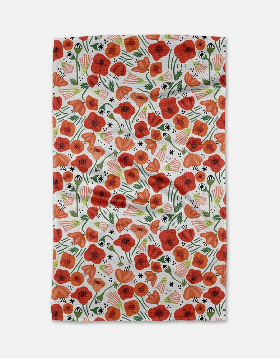 Poppy Power Tea Towel