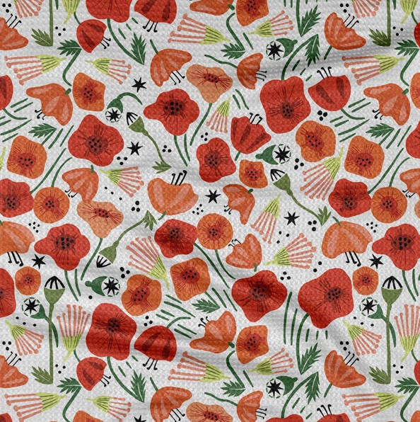 Poppy Power Tea Towel