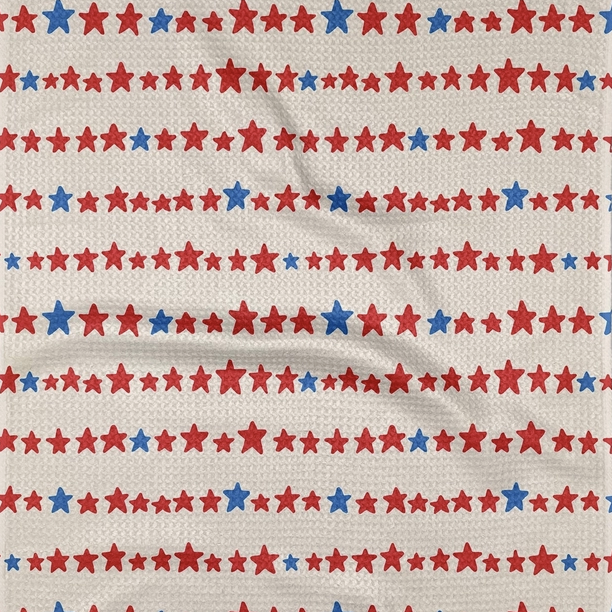 Starry Stripes Tea Towel