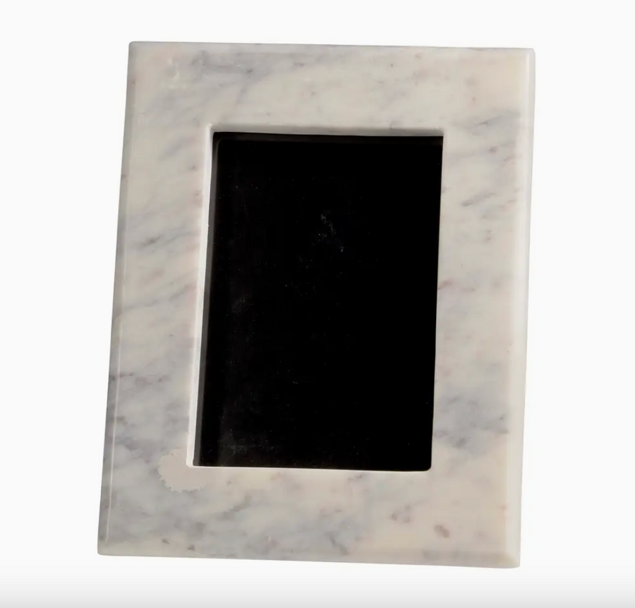 White Marble Photo Frame