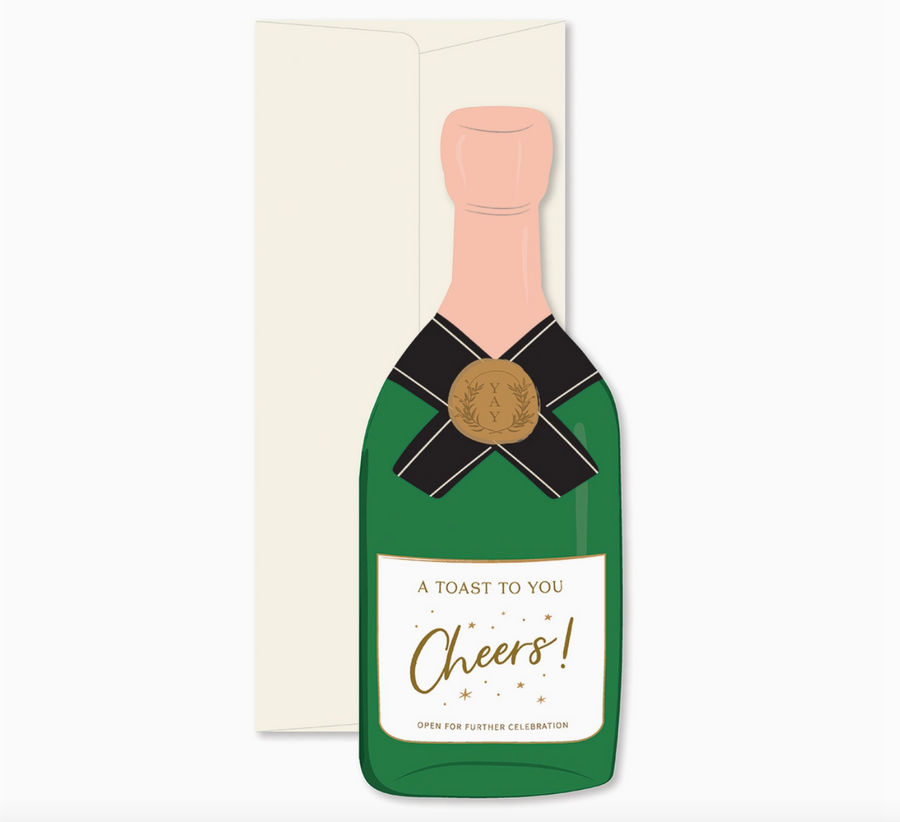 A Toast To You Champagne Greeting Card