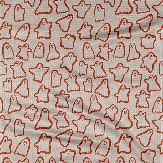 Cute Ghosts Tea Towel