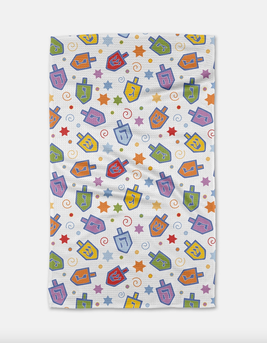 Dreidel Dreidel Dreidel Tea Towel