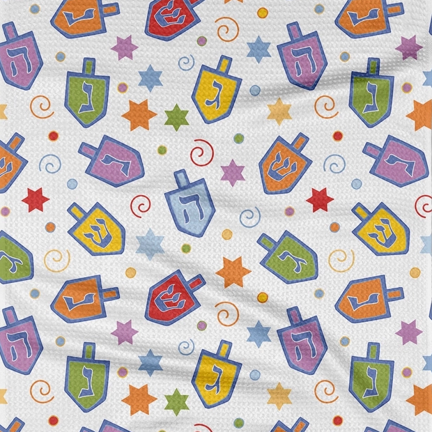 Dreidel Dreidel Dreidel Tea Towel