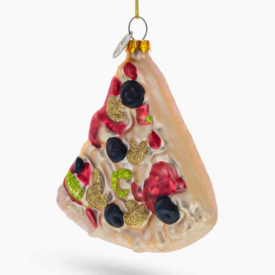 Delicious Slice of Pepperoni Pizza Ornament