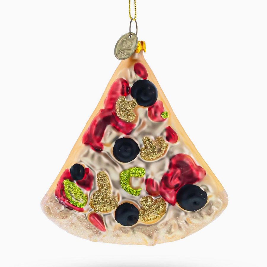 Delicious Slice of Pepperoni Pizza Ornament