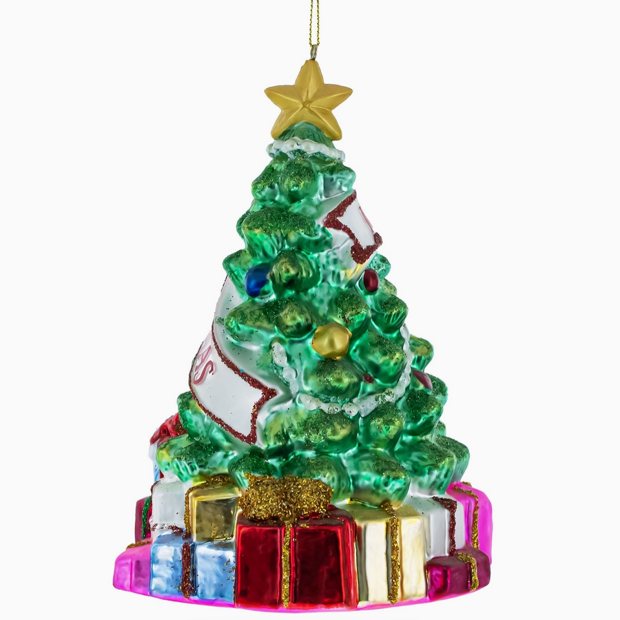 Festively Decorated Christmas Tree Ornament