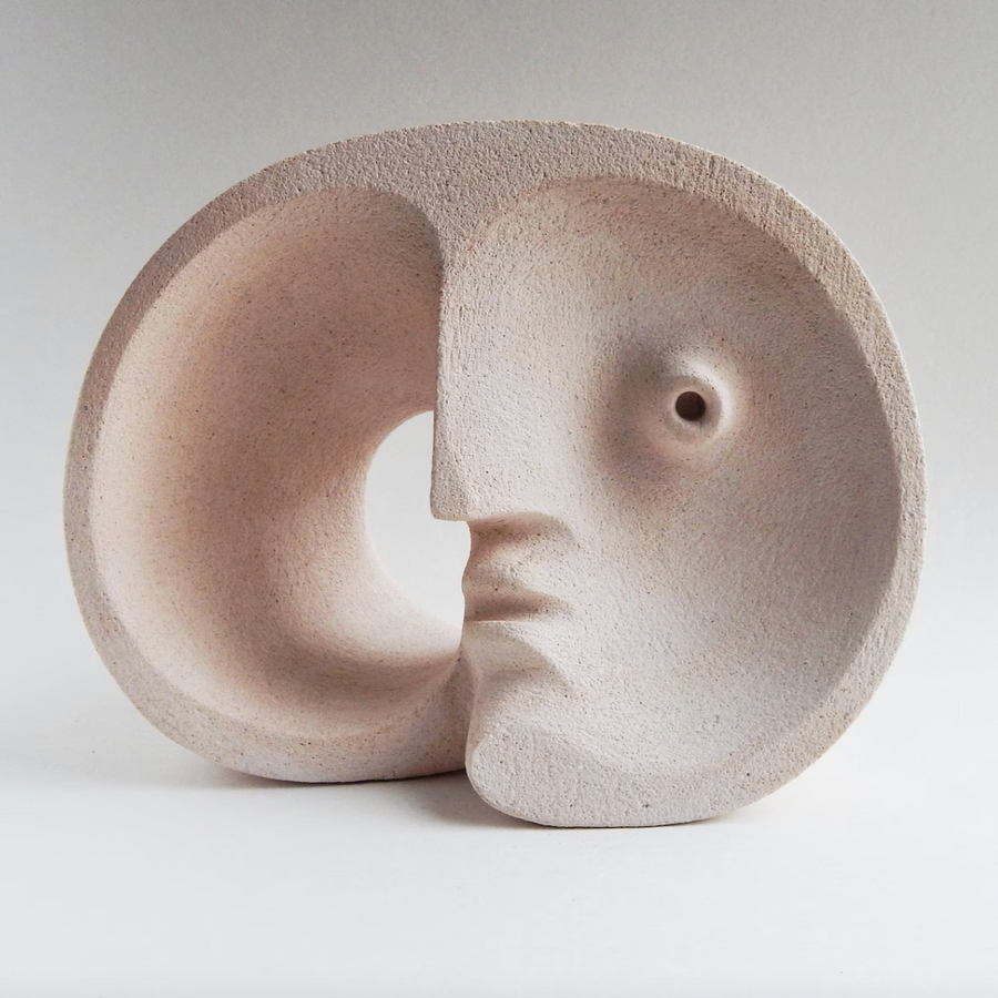 Ceramic Head Sculpture