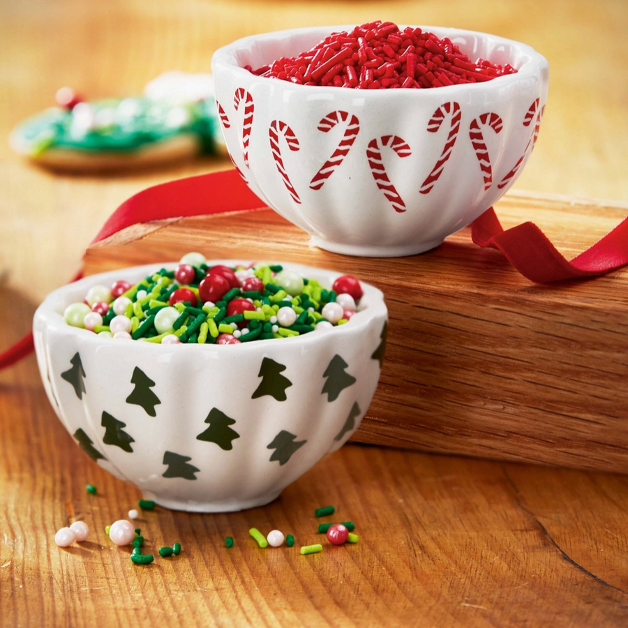 Christmas Tree Small Ceramic Bowls