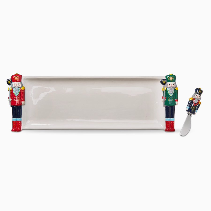 Christmas Nutcracker Platter and Spreader