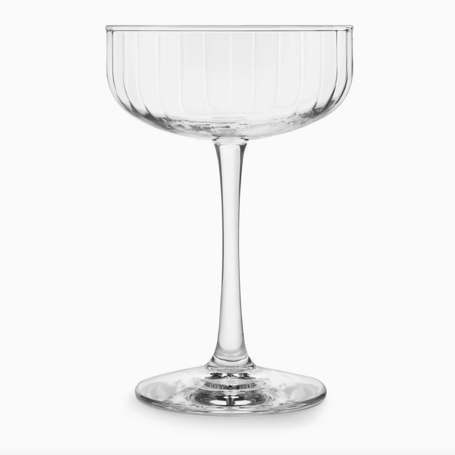 Paneled Coupe Cocktail Glass