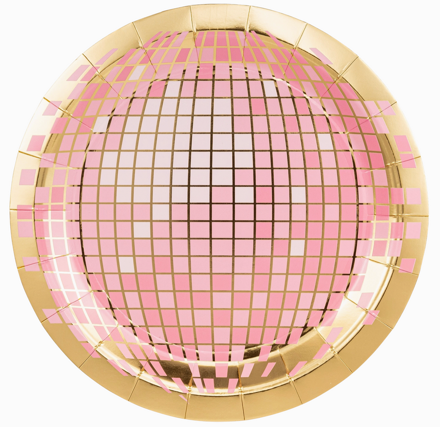 Disco Ball Paper Plates