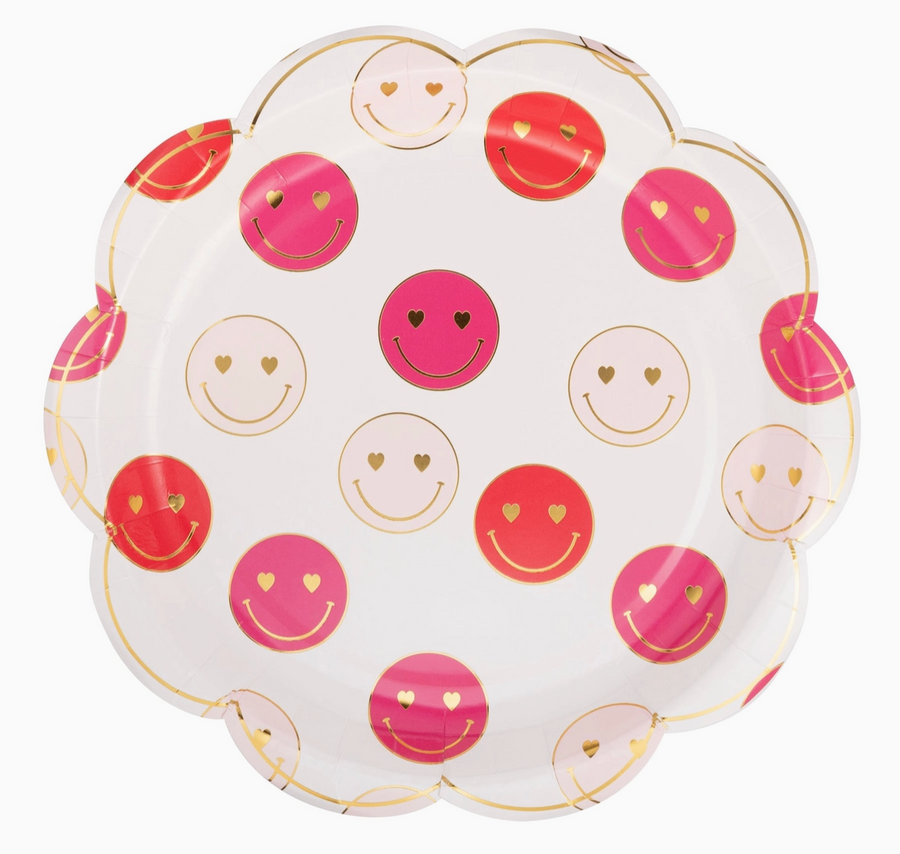 Smiley Paper Plates