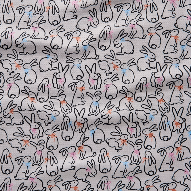 Playful Bunnies Tea Towel