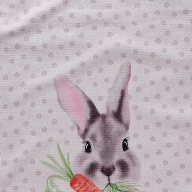 Polka Dot Bunny Tea Towel