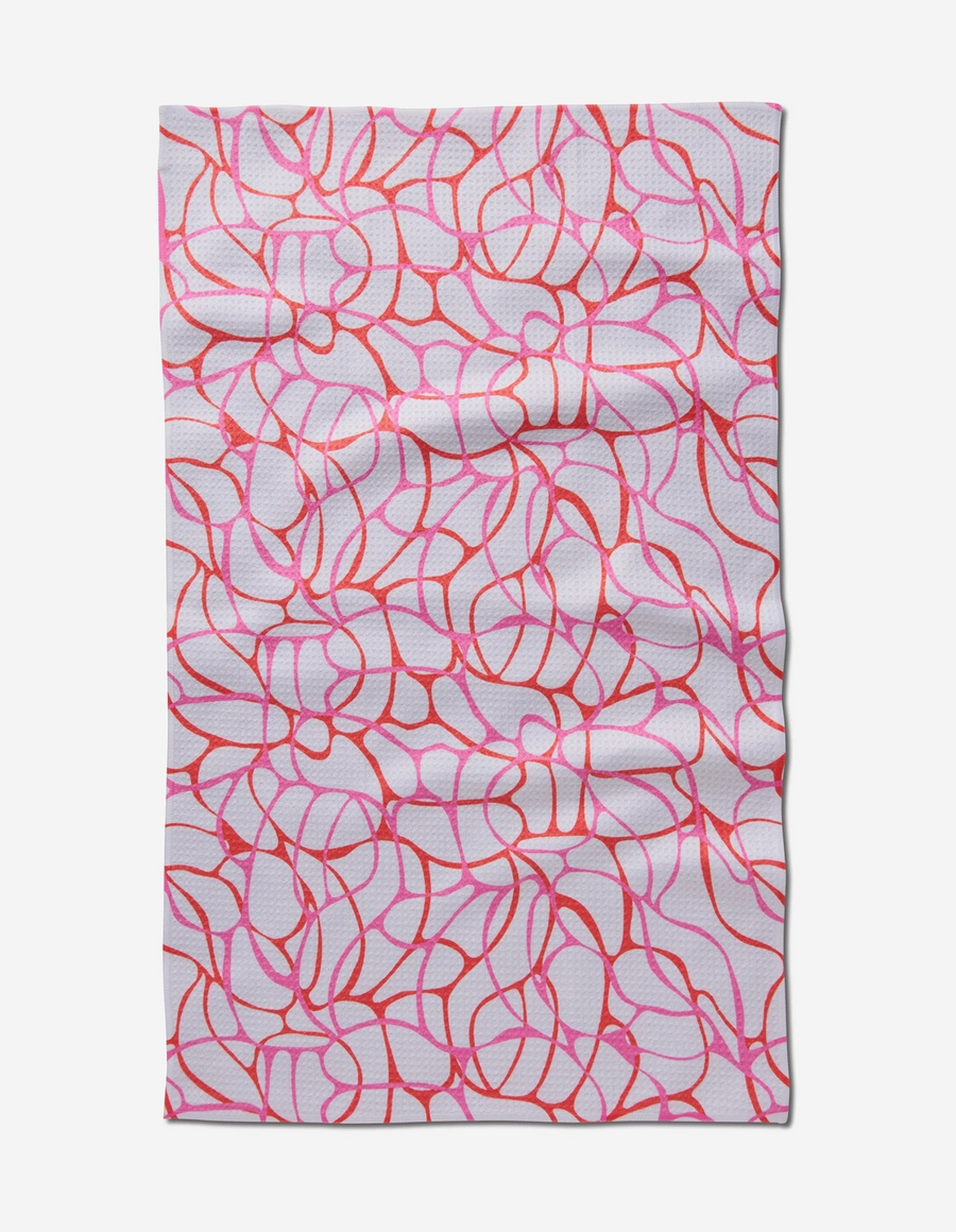 Bubble Abstract Tea Towel