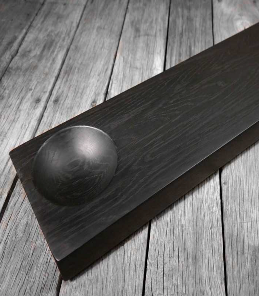 Long Dip Board, Ebonized Oak