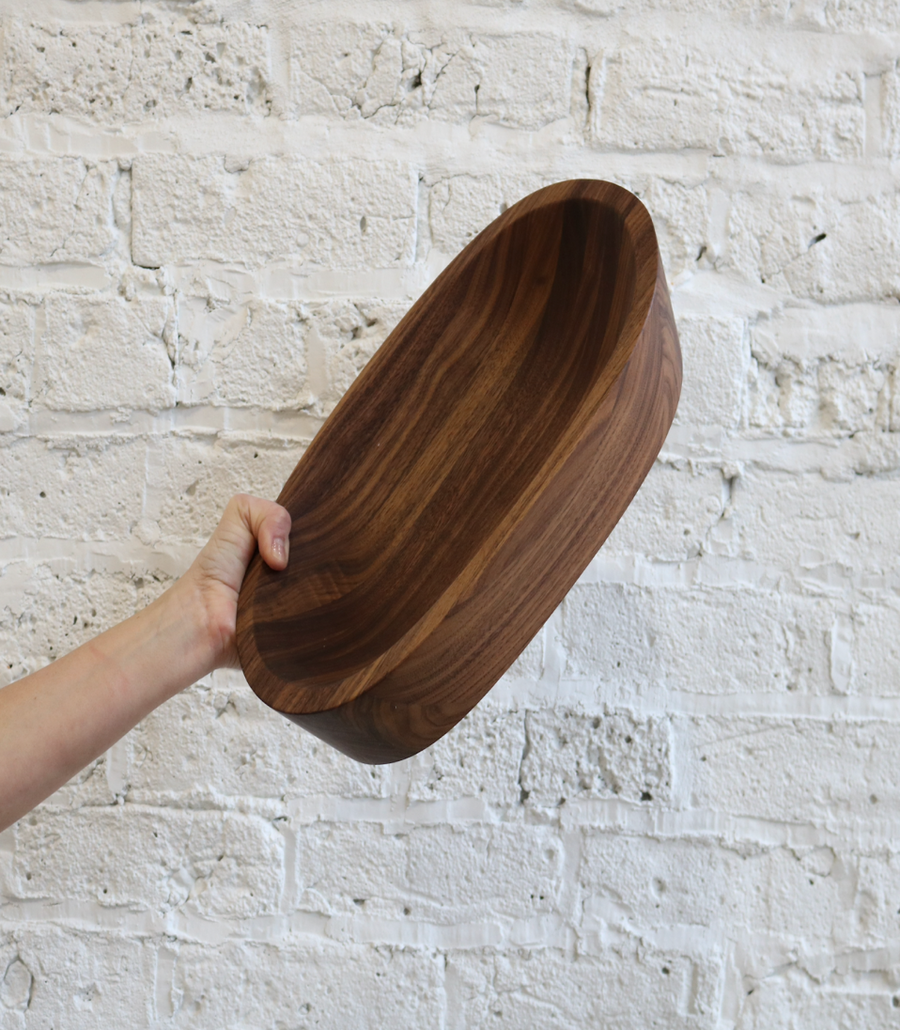 Medium Oval Bowl, Walnut