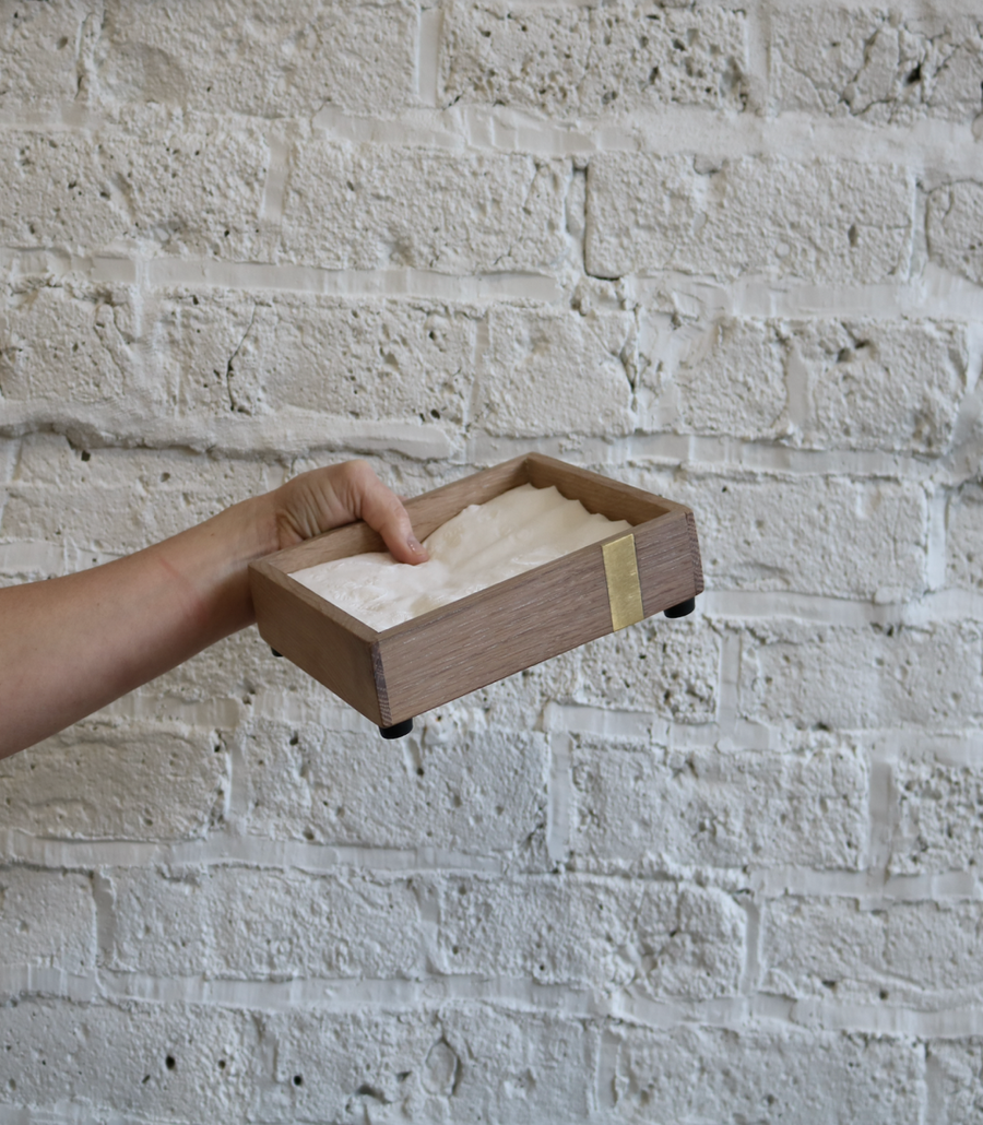 Napkin Tray, White Oak